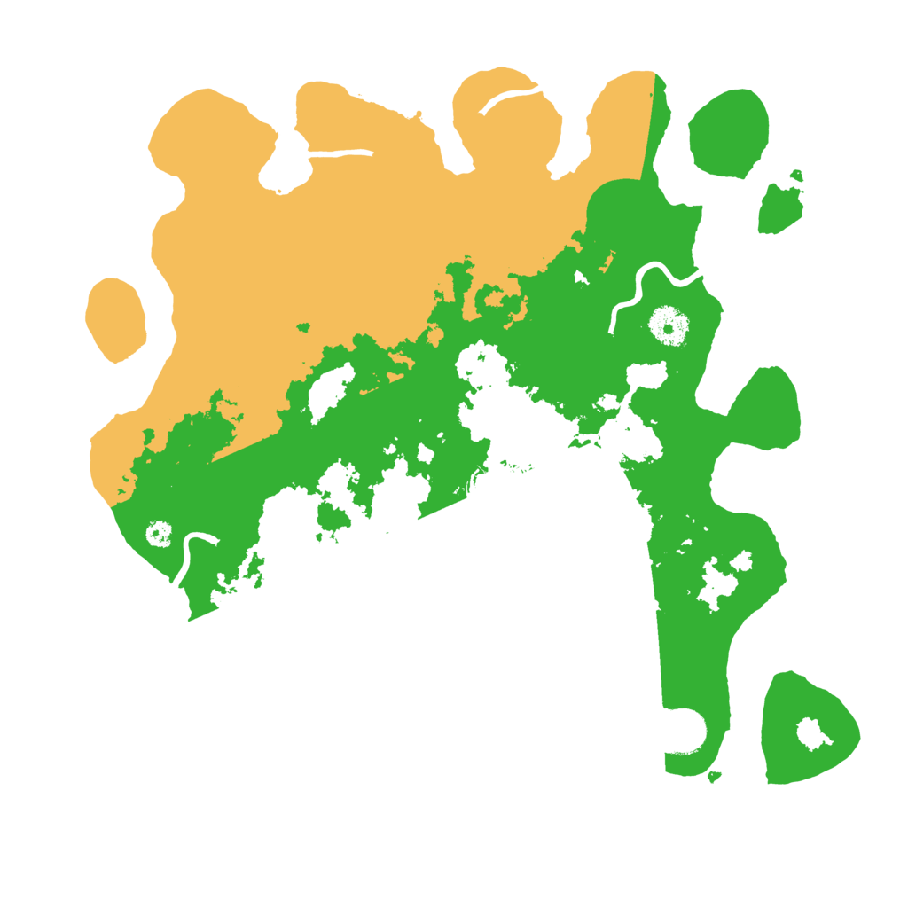 Biome Rust Map: Procedural Map, Size: 3500, Seed: 929241981