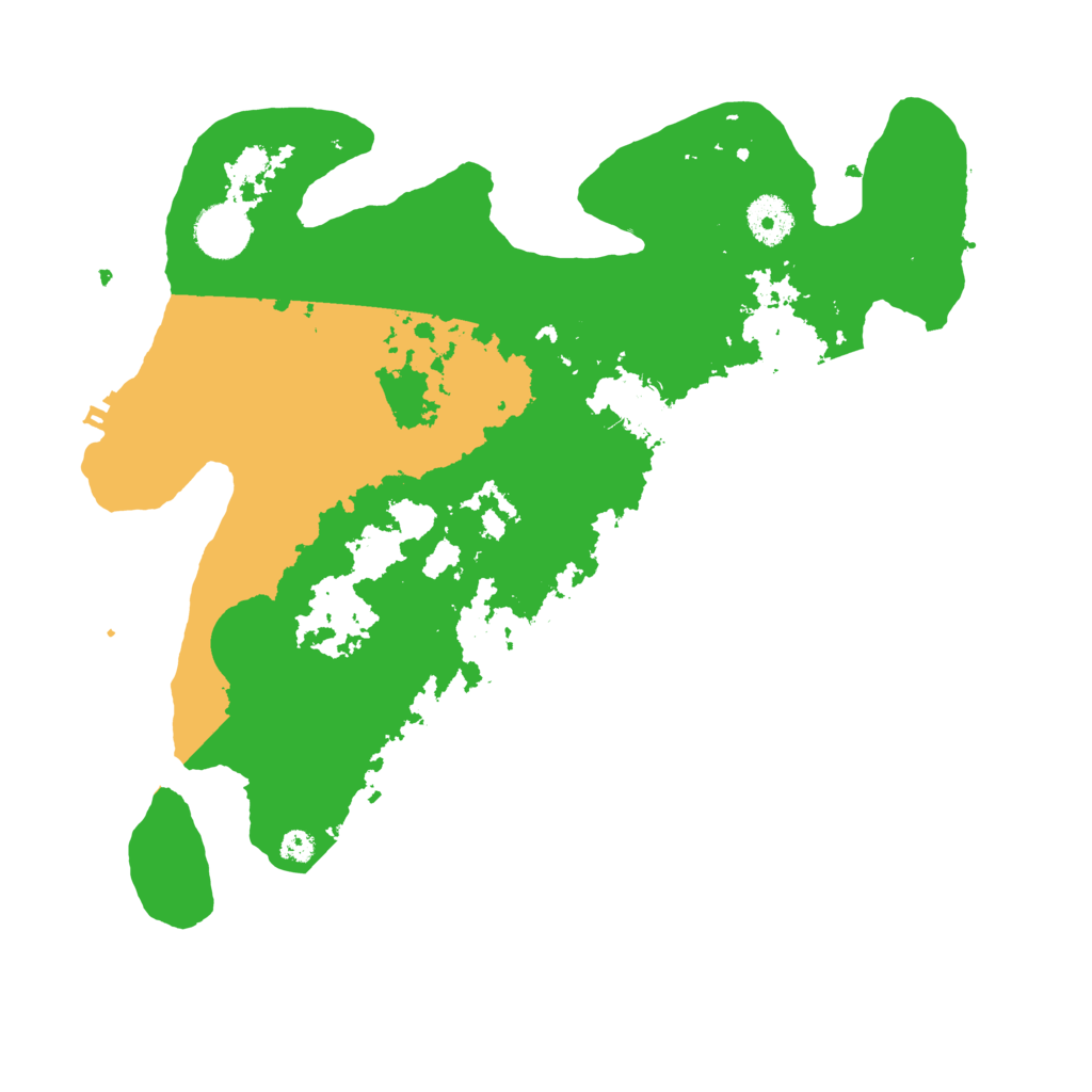 Biome Rust Map: Procedural Map, Size: 3500, Seed: 379566108