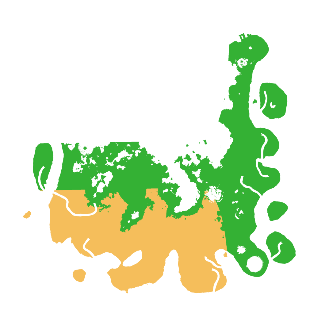 Biome Rust Map: Procedural Map, Size: 3500, Seed: 728208055