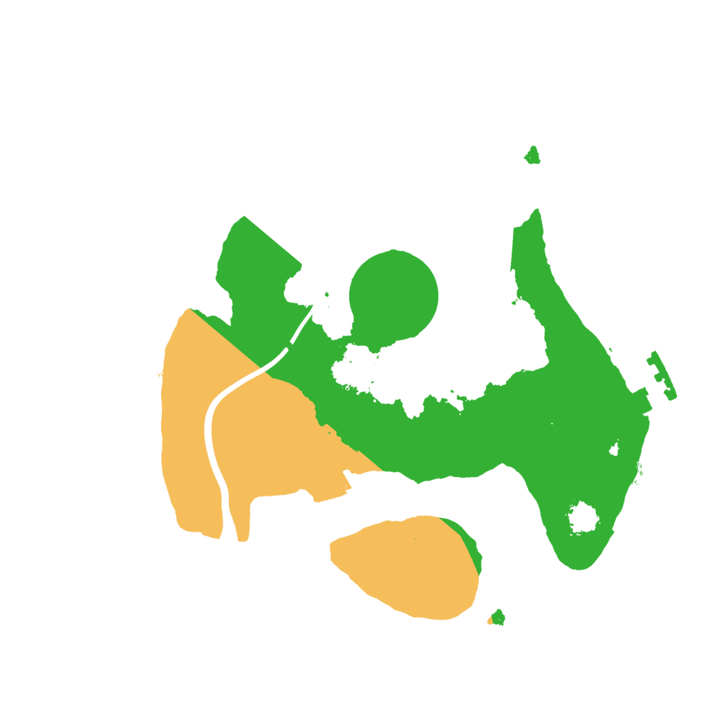 Biome Rust Map: Procedural Map, Size: 2100, Seed: 455