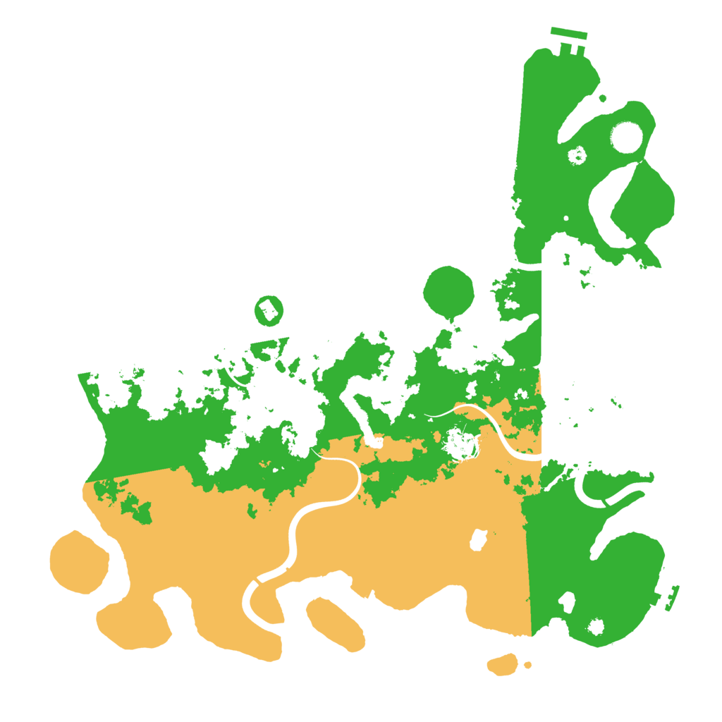Biome Rust Map: Procedural Map, Size: 4000, Seed: 13865