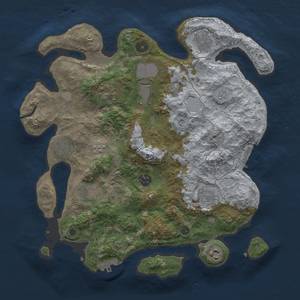 Thumbnail Rust Map: Procedural Map, Size: 3700, Seed: 31144472, 18 Monuments