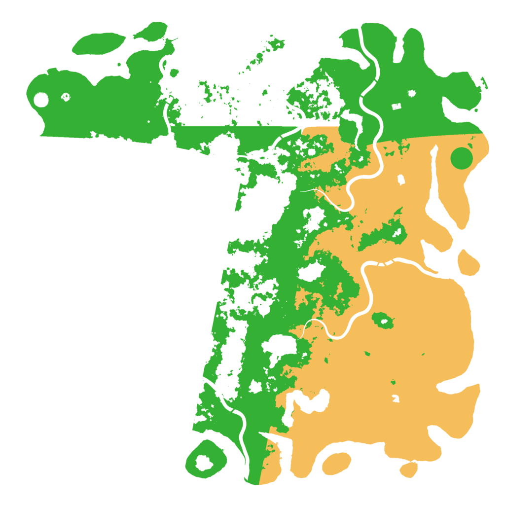 Biome Rust Map: Procedural Map, Size: 6000, Seed: 819195