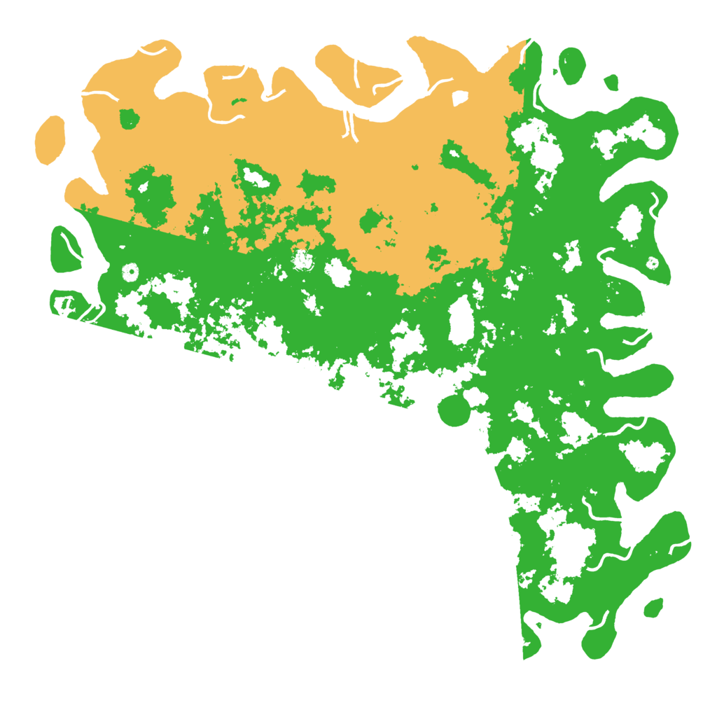 Biome Rust Map: Procedural Map, Size: 6000, Seed: 324811604
