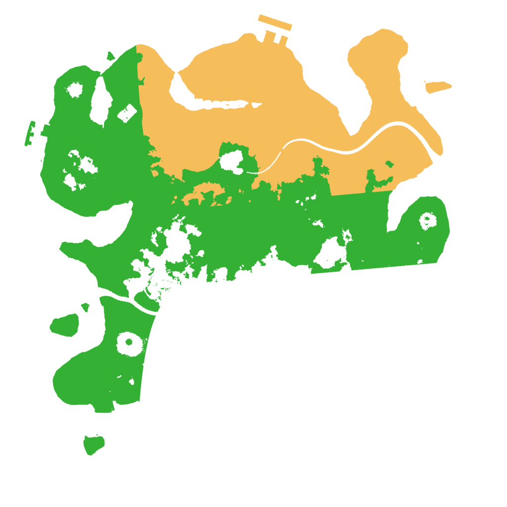 Biome Rust Map: Procedural Map, Size: 3000, Seed: 1174696715