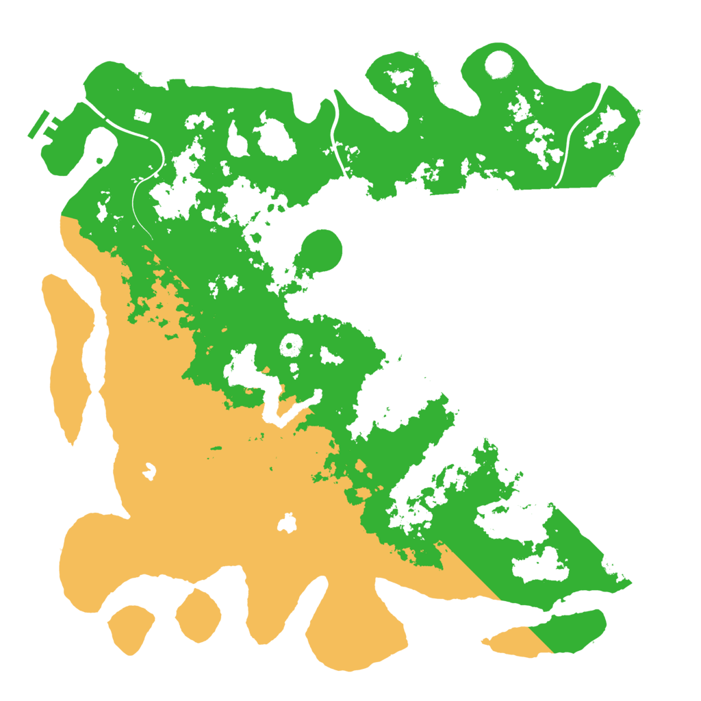 Biome Rust Map: Procedural Map, Size: 4500, Seed: 928747256