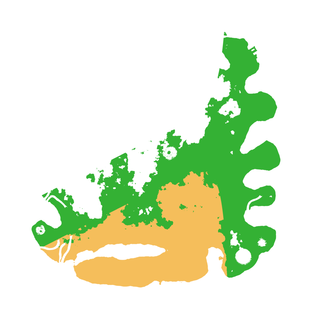 Biome Rust Map: Procedural Map, Size: 3500, Seed: 5826657