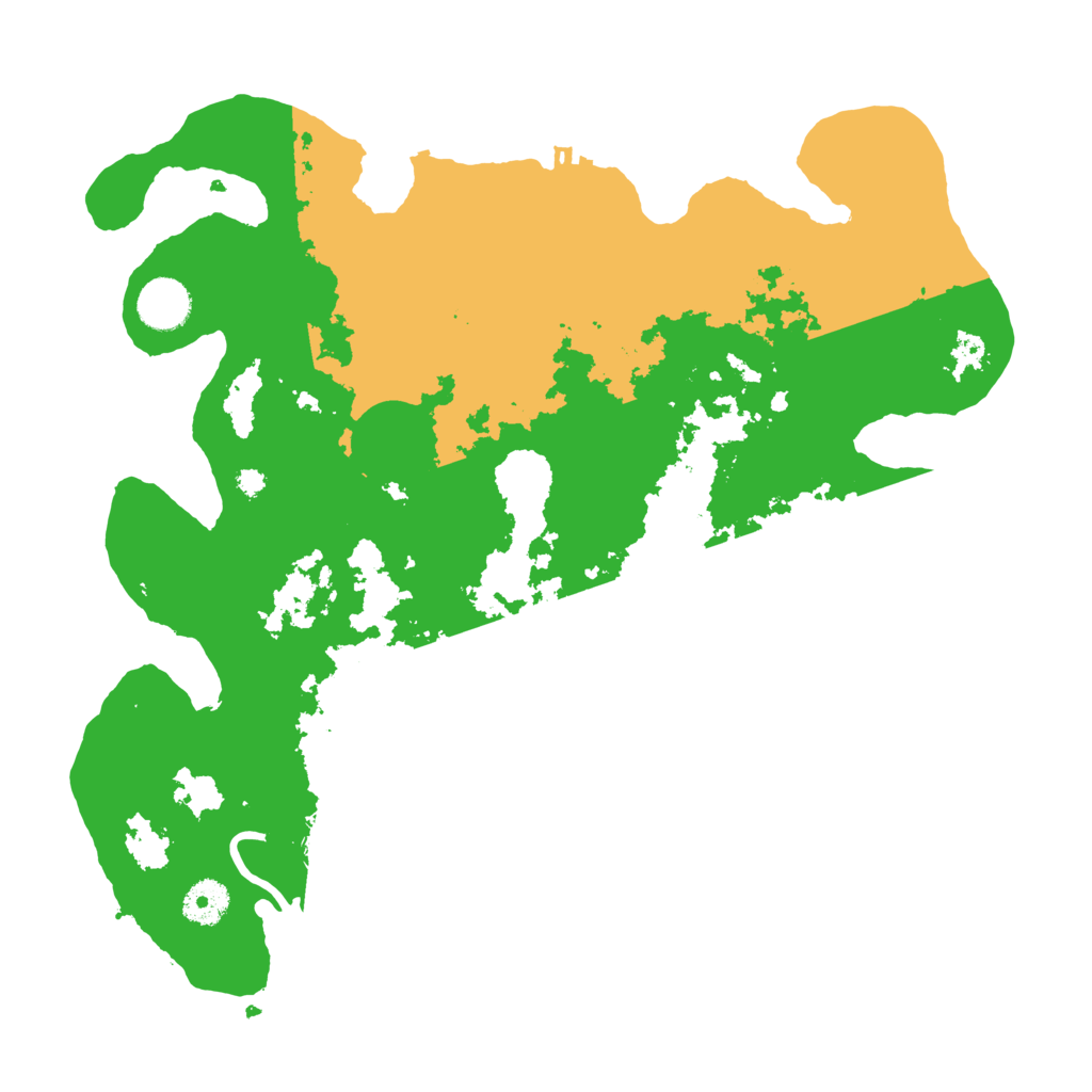 Biome Rust Map: Procedural Map, Size: 3650, Seed: 1774181403