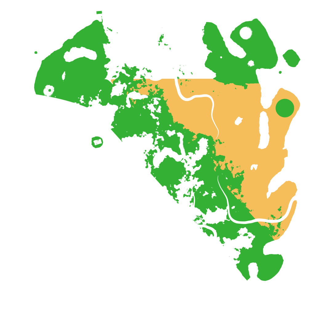 Biome Rust Map: Procedural Map, Size: 4500, Seed: 559990291