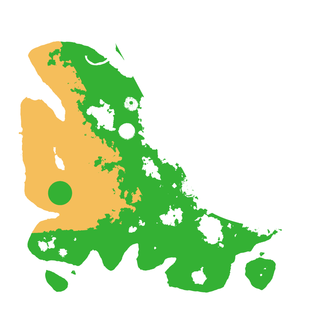 Biome Rust Map: Procedural Map, Size: 3500, Seed: 34205354