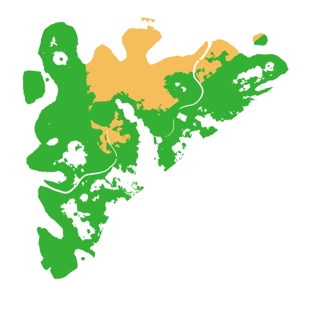 Biome Rust Map: Procedural Map, Size: 3500, Seed: 123128945