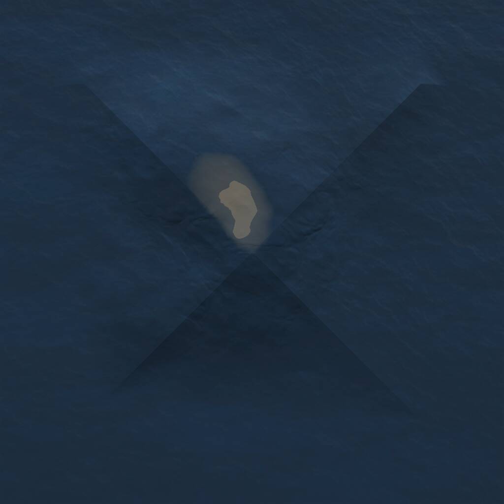 Rust Map: Procedural Map, Size: 1000, Seed: 10555, 1 Monuments