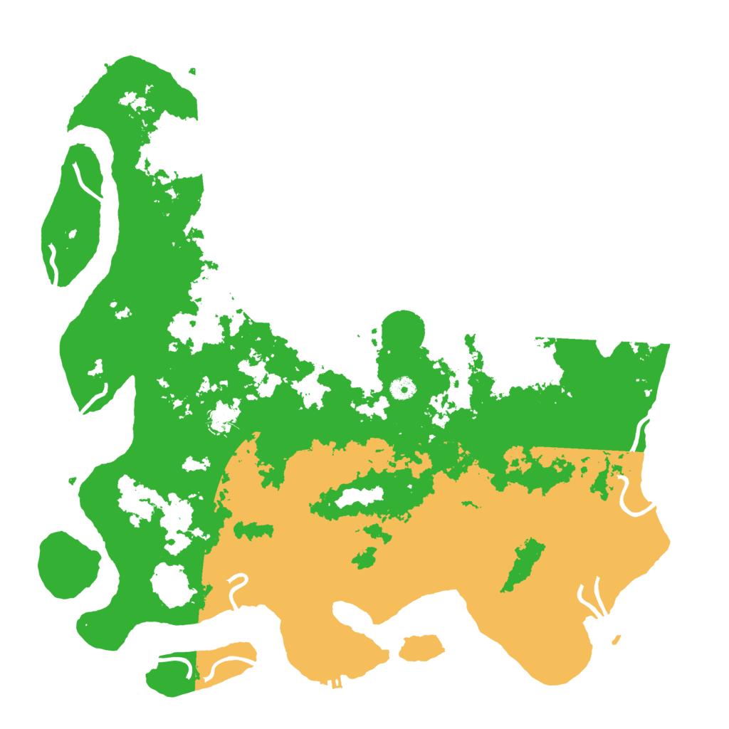 Biome Rust Map: Procedural Map, Size: 4500, Seed: 580854606