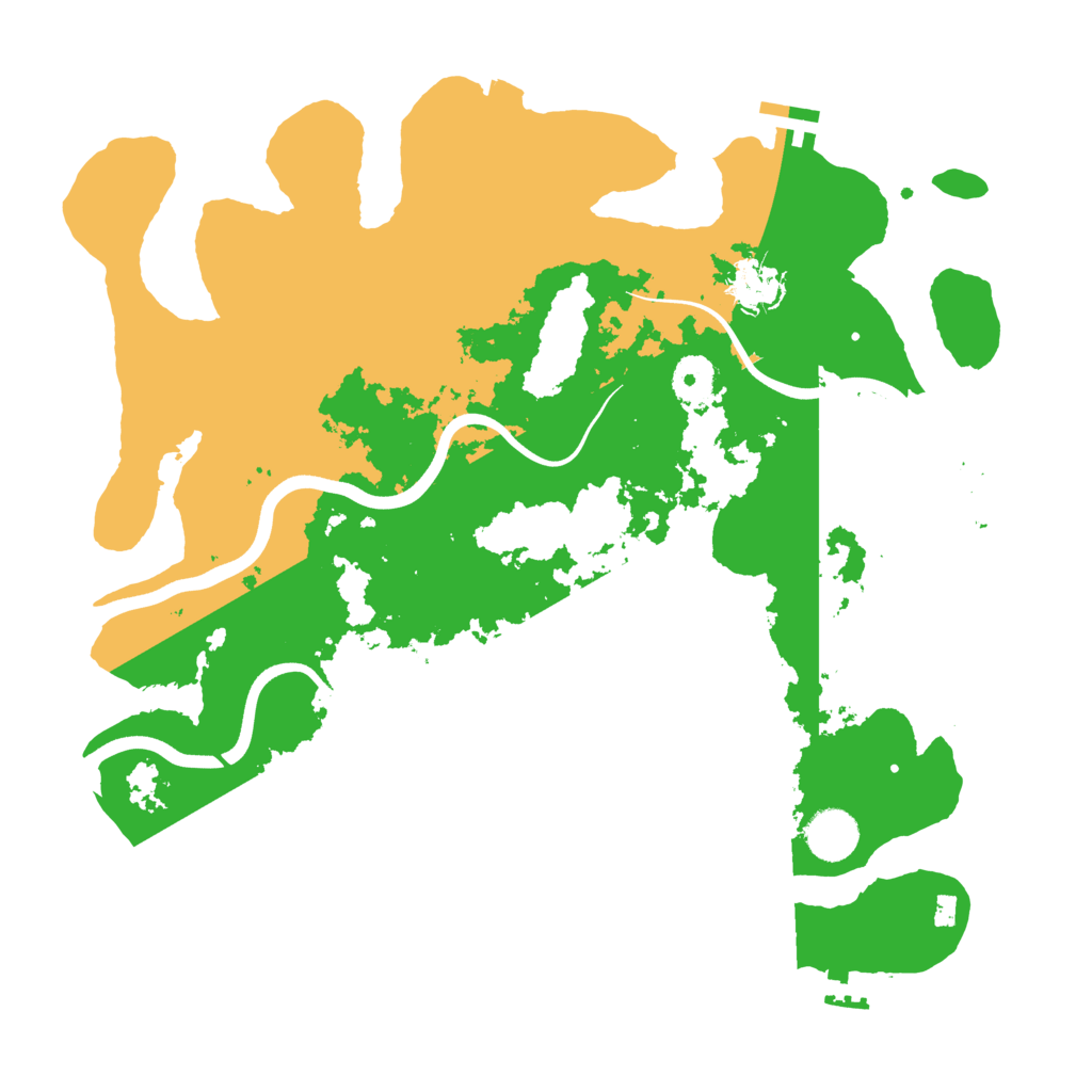 Biome Rust Map: Procedural Map, Size: 3700, Seed: 1630023710