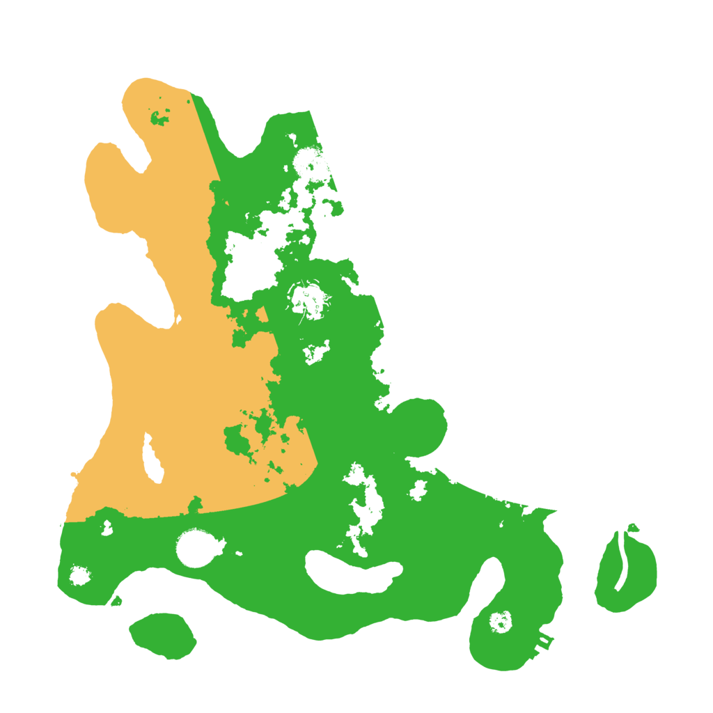 Biome Rust Map: Procedural Map, Size: 3250, Seed: 1011