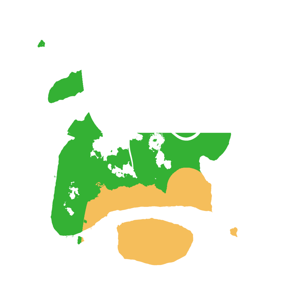 Biome Rust Map: Procedural Map, Size: 2000, Seed: 101350378