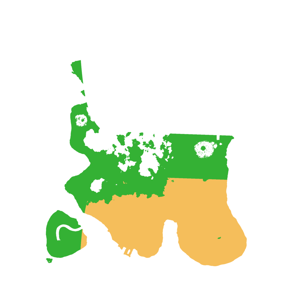 Biome Rust Map: Procedural Map, Size: 2500, Seed: 1963575147