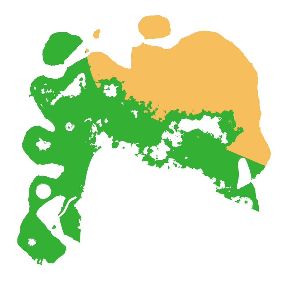 Biome Rust Map: Procedural Map, Size: 3500, Seed: 741739022