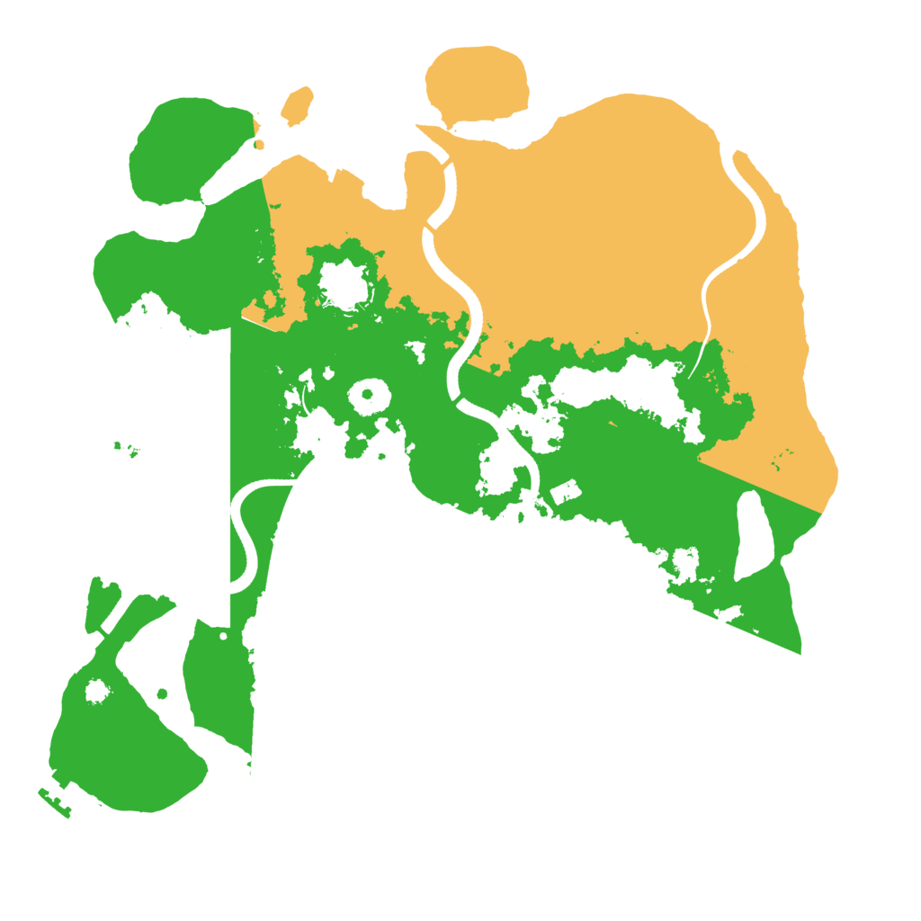 Biome Rust Map: Procedural Map, Size: 3500, Seed: 741739022