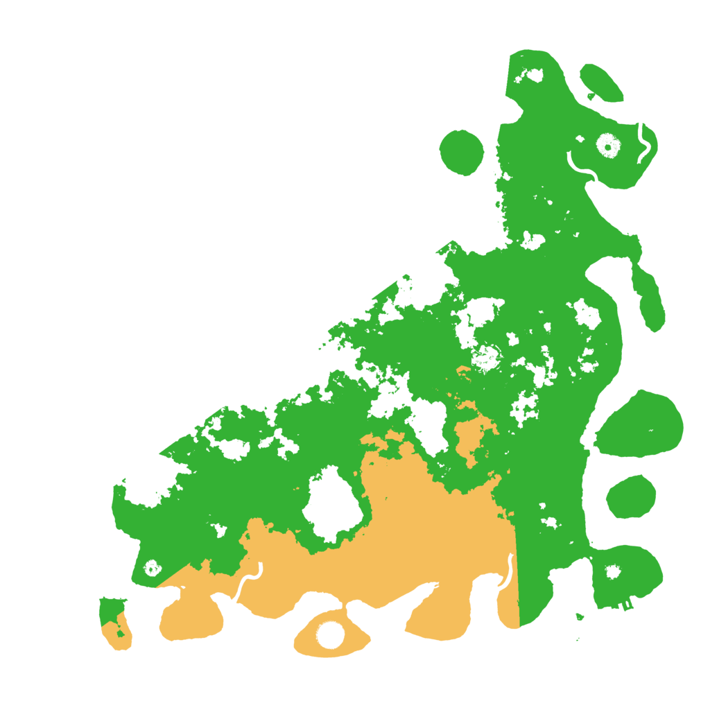 Biome Rust Map: Procedural Map, Size: 4500, Seed: 71405