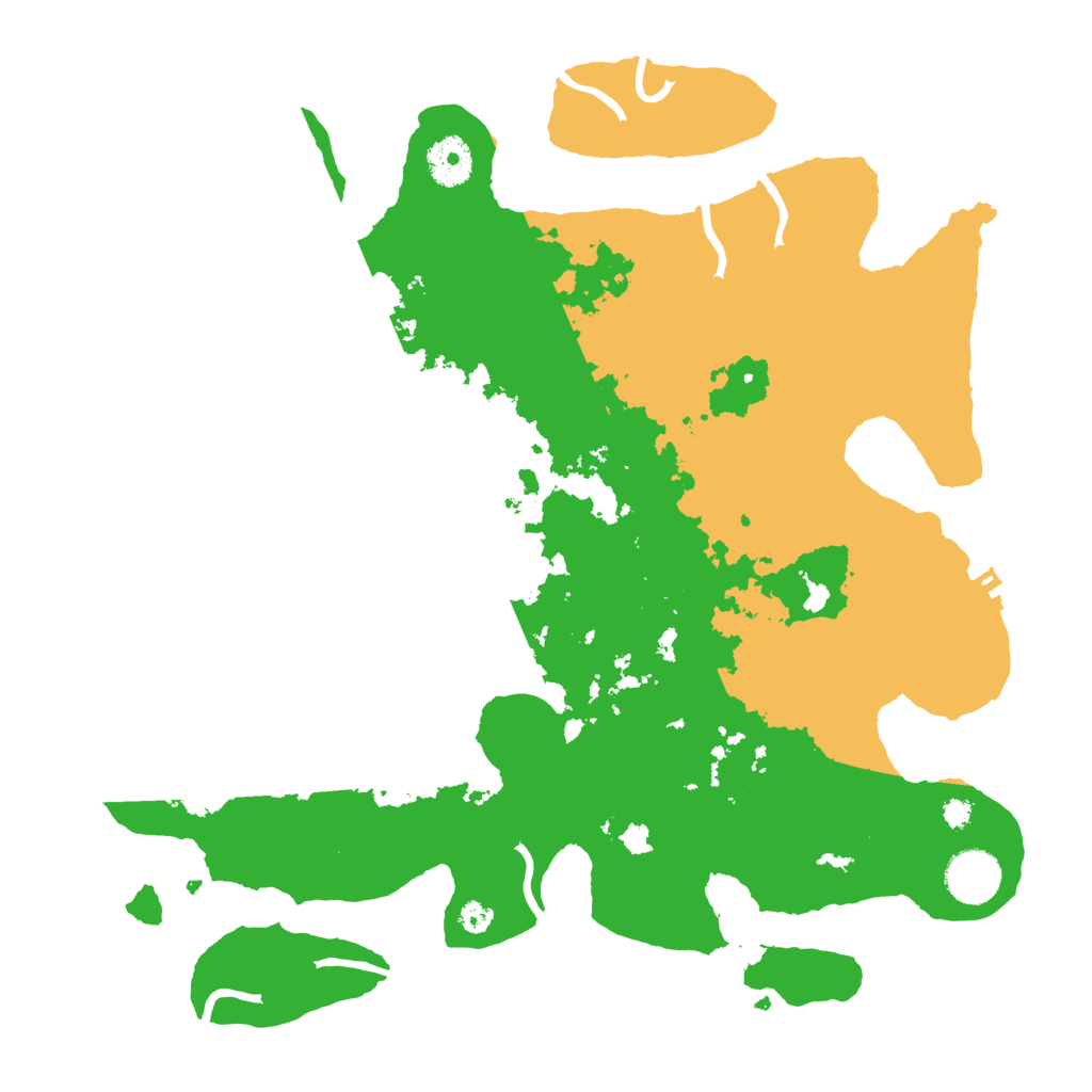 Biome Rust Map: Procedural Map, Size: 3500, Seed: 1307072853