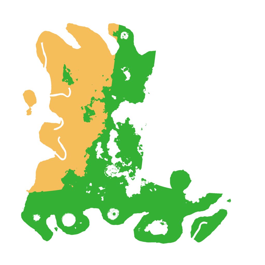 Biome Rust Map: Procedural Map, Size: 3500, Seed: 991952869