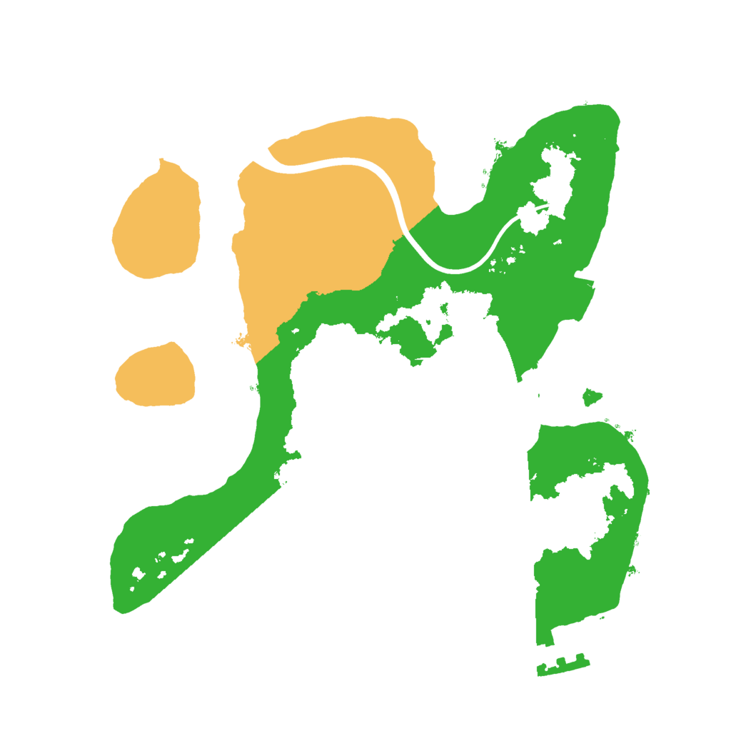 Biome Rust Map: Procedural Map, Size: 2000, Seed: 288904248