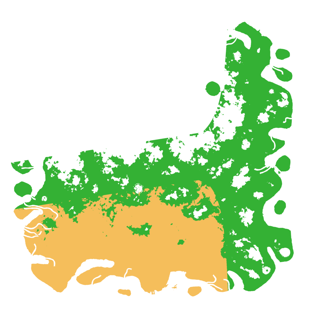 Biome Rust Map: Procedural Map, Size: 6000, Seed: 190231