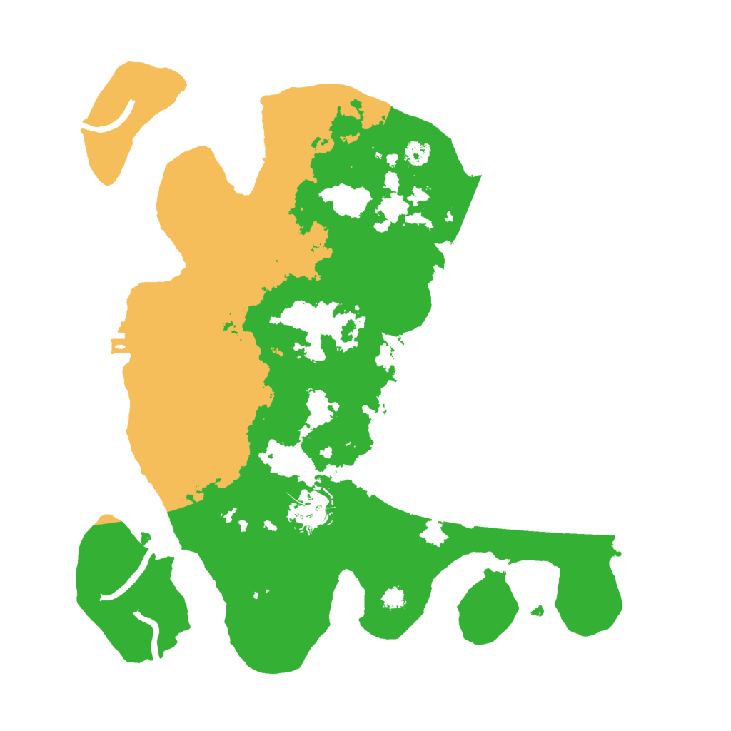 Biome Rust Map: Procedural Map, Size: 3000, Seed: 18257