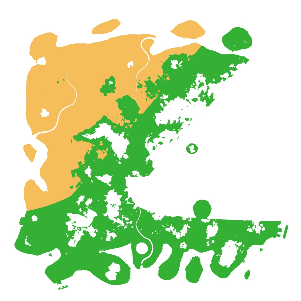 Biome Rust Map: Procedural Map, Size: 4500, Seed: 882657269