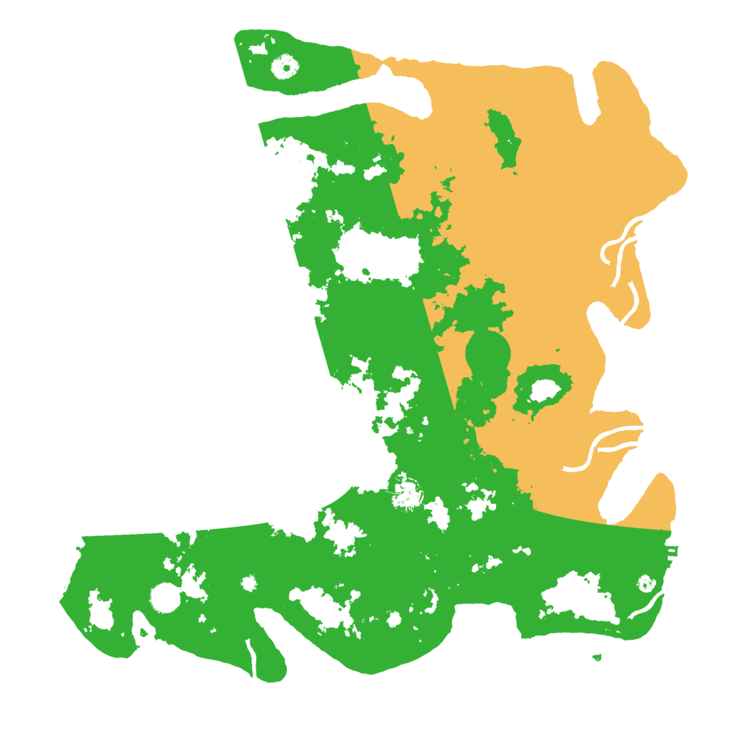 Biome Rust Map: Procedural Map, Size: 4300, Seed: 555263