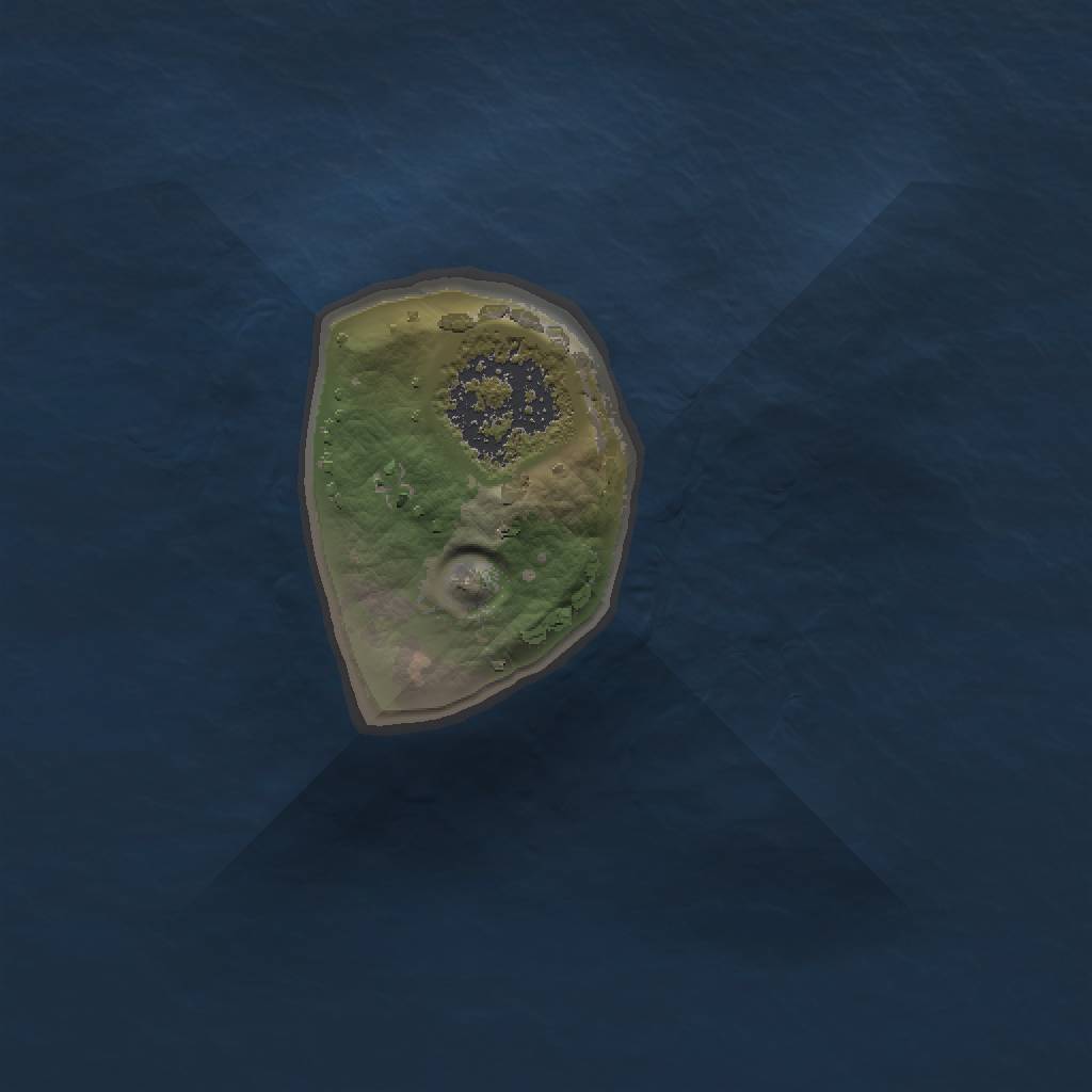 Rust Map: Procedural Map, Size: 1000, Seed: 9102022, 3 Monuments