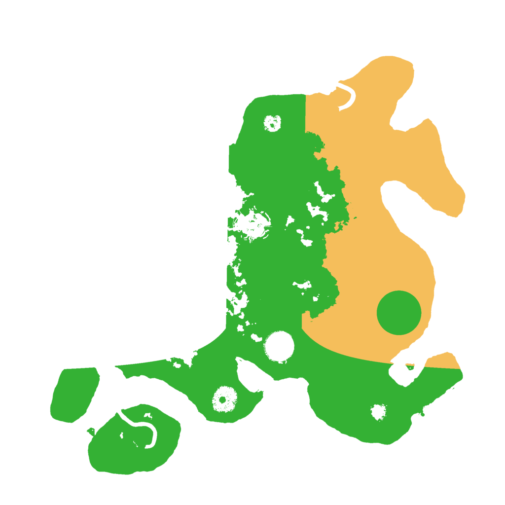 Biome Rust Map: Procedural Map, Size: 3000, Seed: 783538697