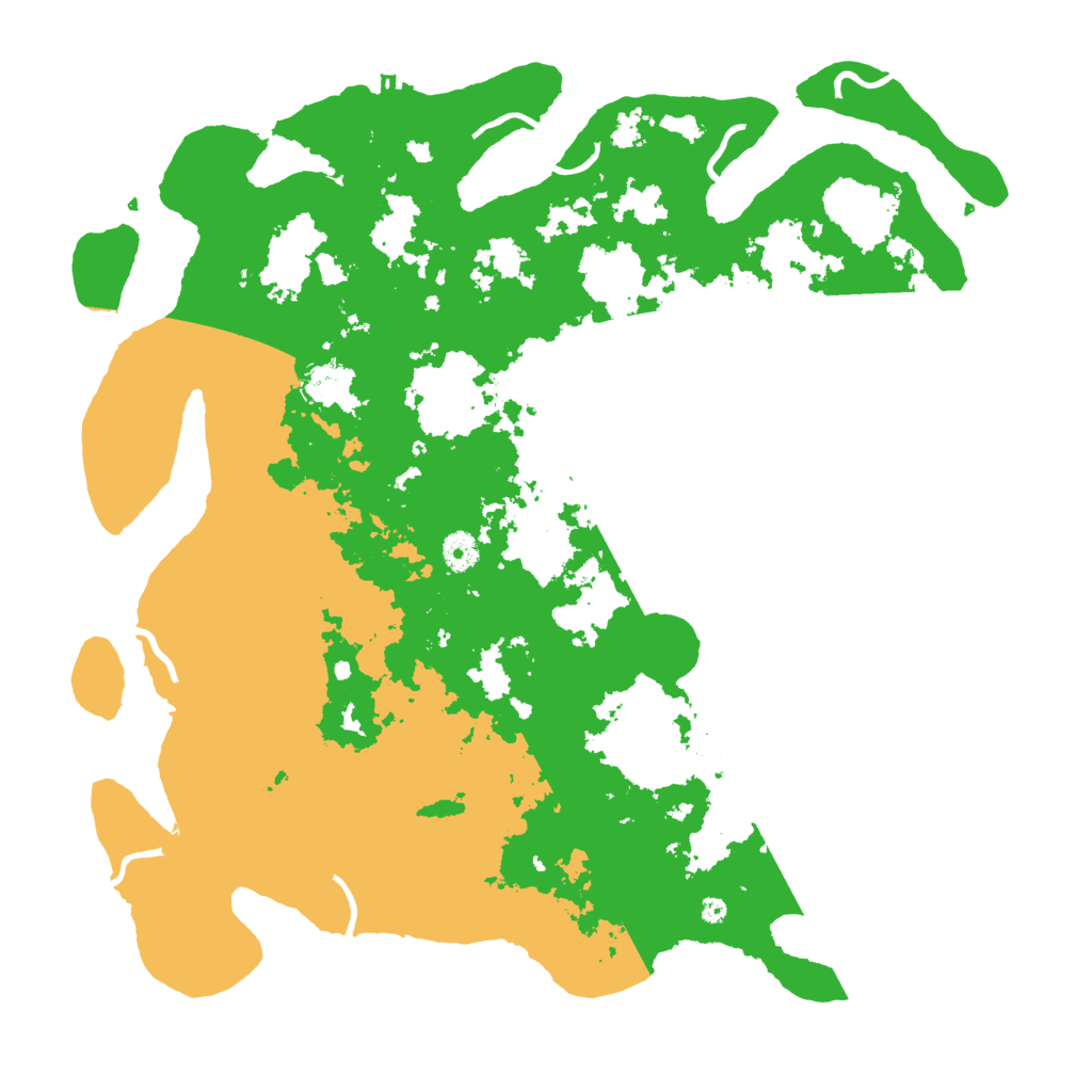 Biome Rust Map: Procedural Map, Size: 4300, Seed: 390958395