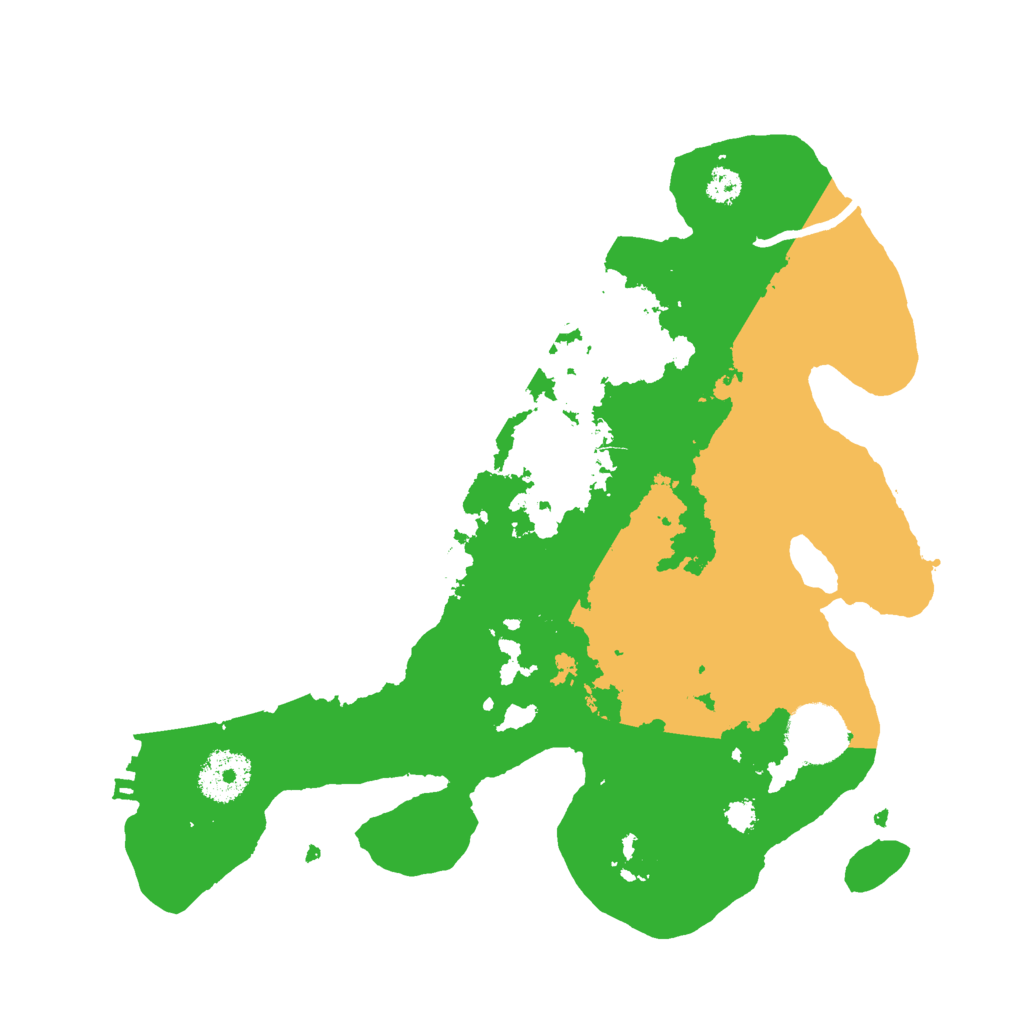 Biome Rust Map: Procedural Map, Size: 3000, Seed: 2448296