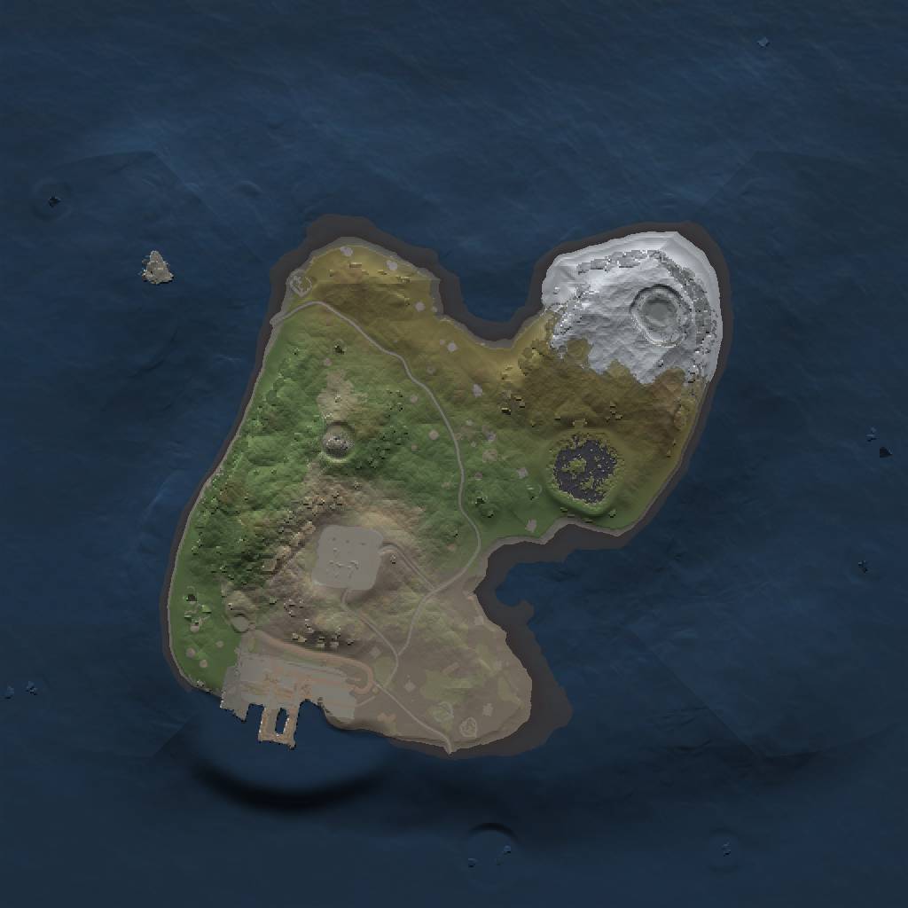Rust Map: Procedural Map, Size: 1500, Seed: 899465743, 5 Monuments