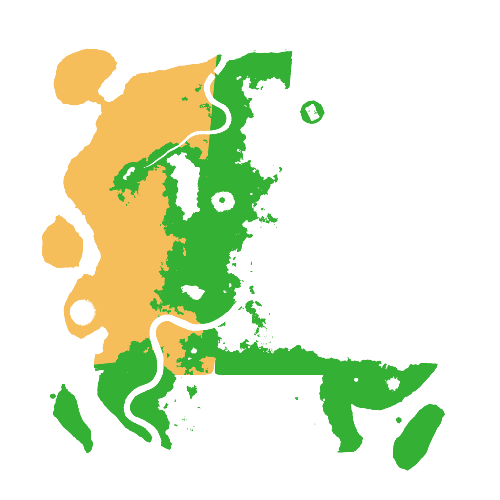 Biome Rust Map: Procedural Map, Size: 3500, Seed: 1598531365