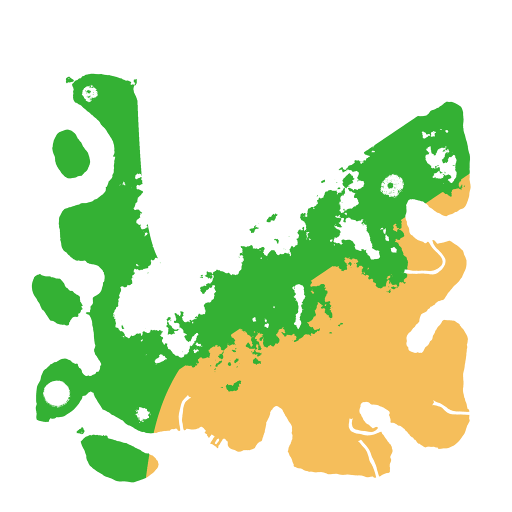 Biome Rust Map: Procedural Map, Size: 3500, Seed: 659968676