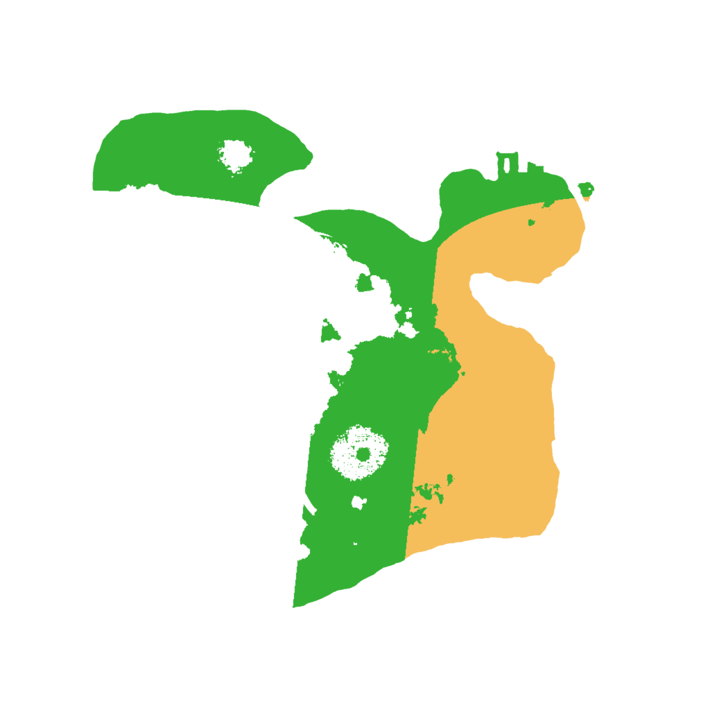 Biome Rust Map: Procedural Map, Size: 2000, Seed: 717292618