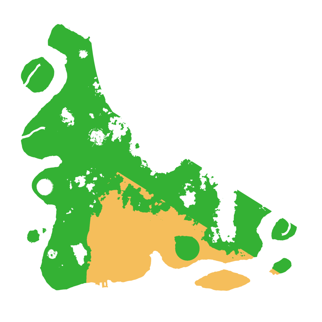 Biome Rust Map: Procedural Map, Size: 3500, Seed: 181924430