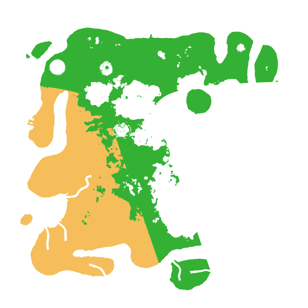 Biome Rust Map: Procedural Map, Size: 3500, Seed: 5777994