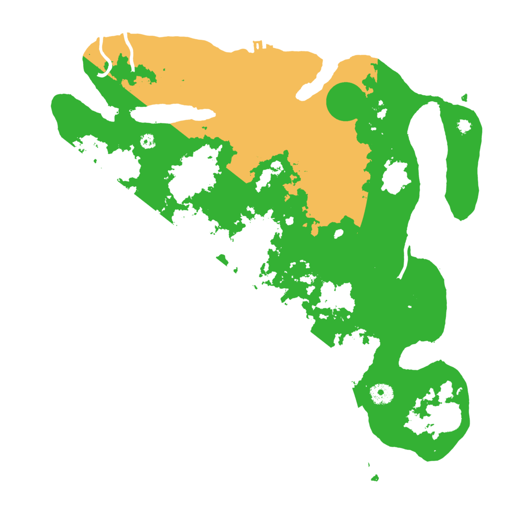 Biome Rust Map: Procedural Map, Size: 3500, Seed: 2067401047