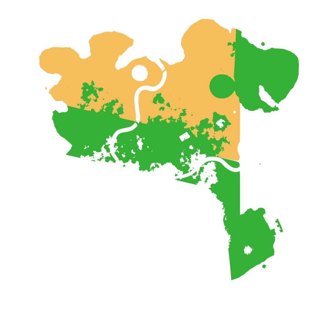 Biome Rust Map: Procedural Map, Size: 3500, Seed: 714167627