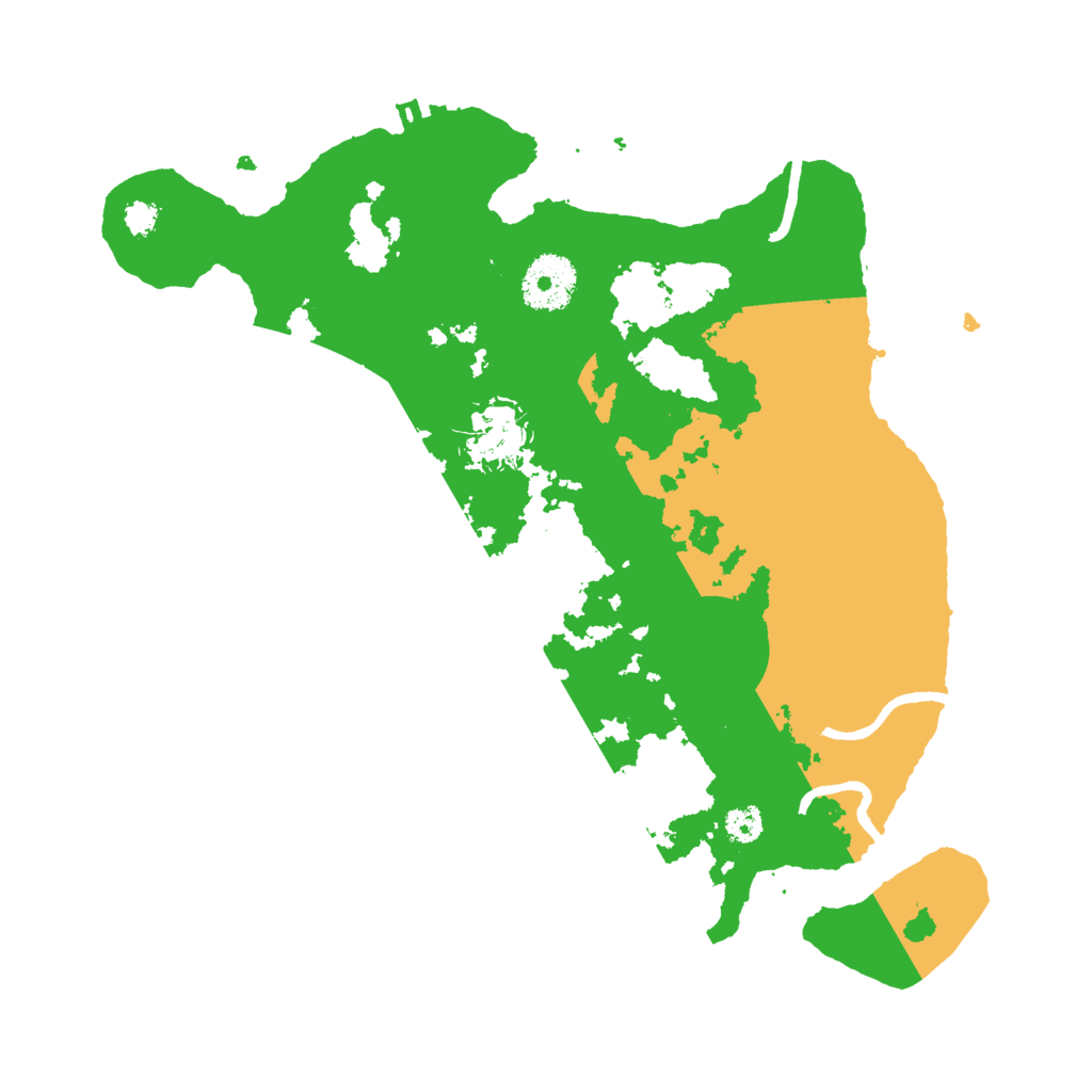 Biome Rust Map: Procedural Map, Size: 3000, Seed: 1253486420