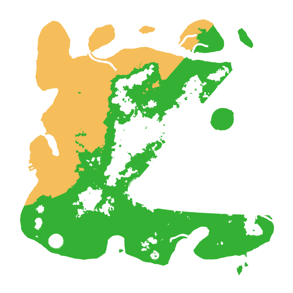 Biome Rust Map: Procedural Map, Size: 3500, Seed: 20221011