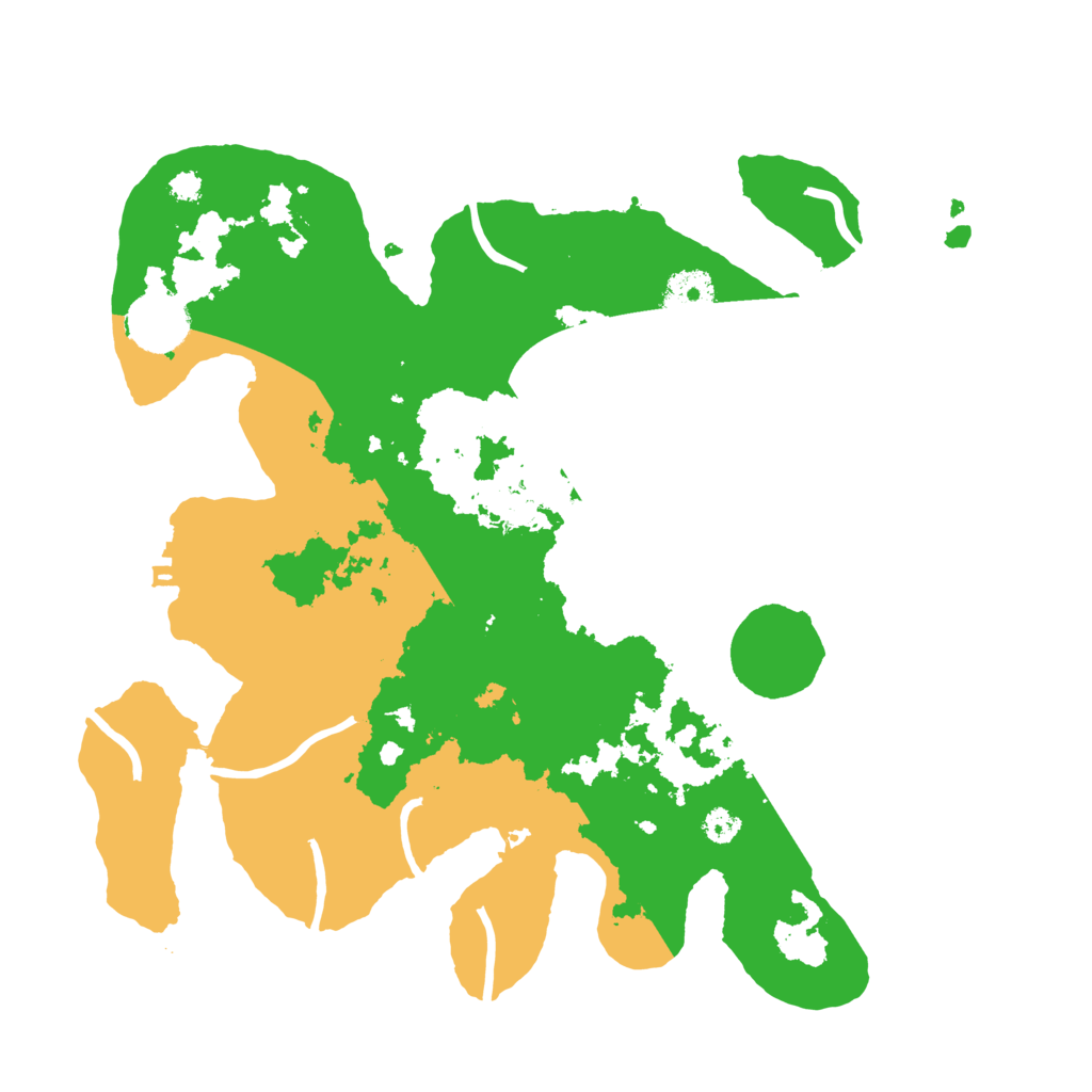 Biome Rust Map: Procedural Map, Size: 3200, Seed: 34532662