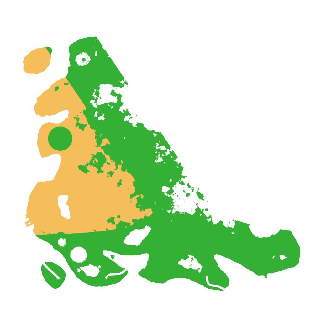 Biome Rust Map: Procedural Map, Size: 3500, Seed: 17079839