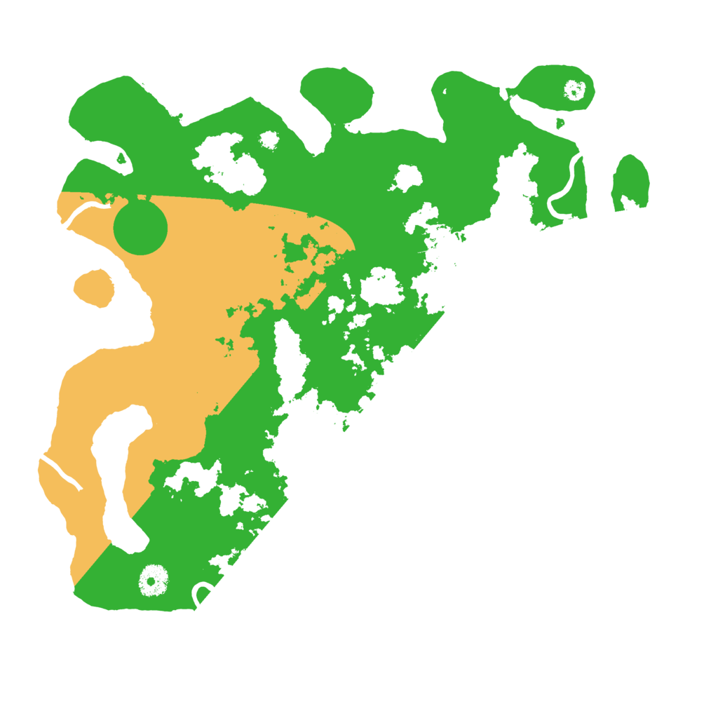 Biome Rust Map: Procedural Map, Size: 3500, Seed: 25751