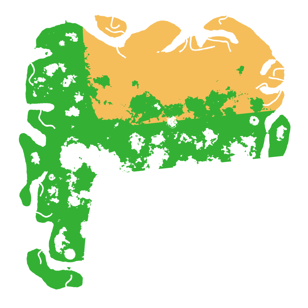 Biome Rust Map: Procedural Map, Size: 5000, Seed: 117995073