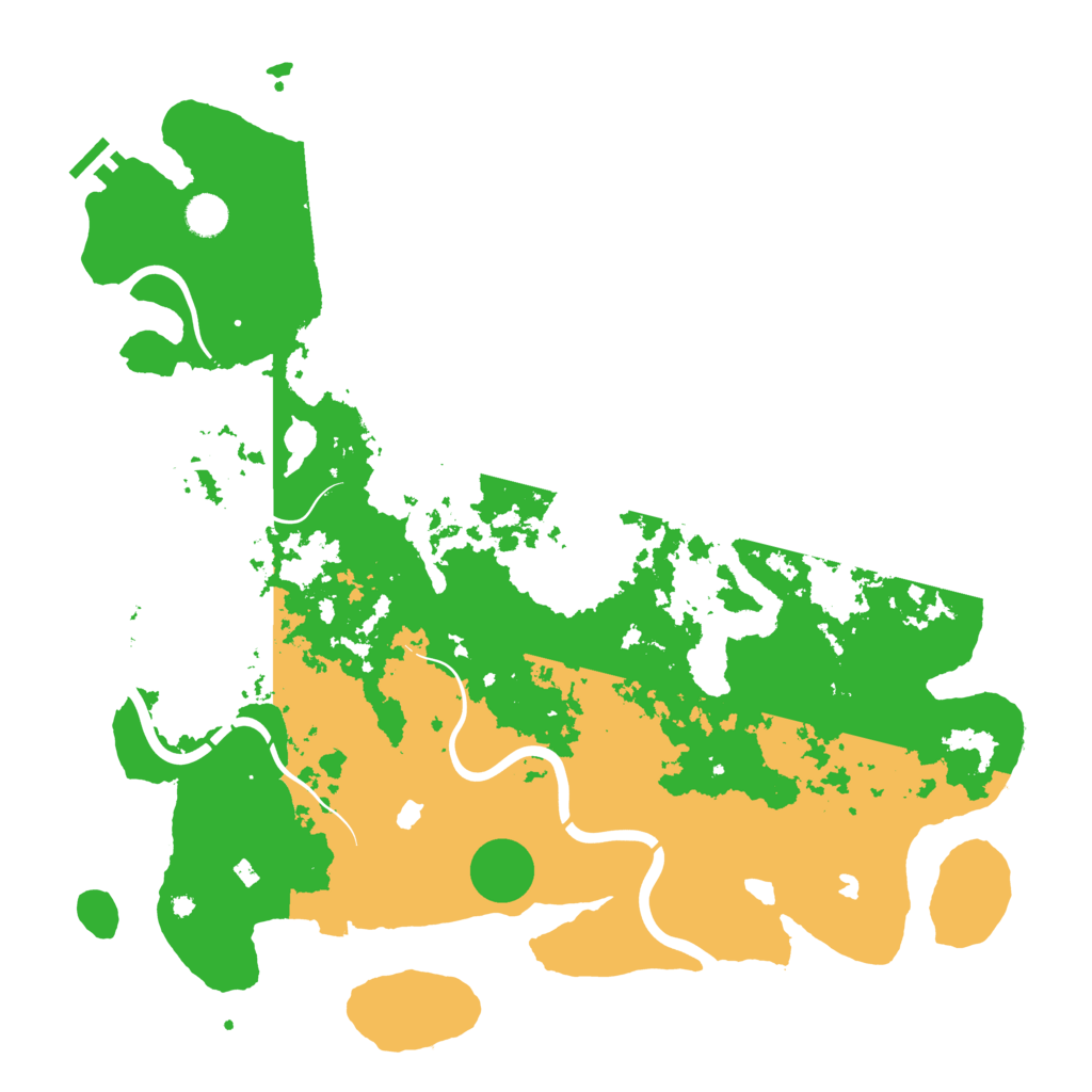 Biome Rust Map: Procedural Map, Size: 4500, Seed: 2069752195